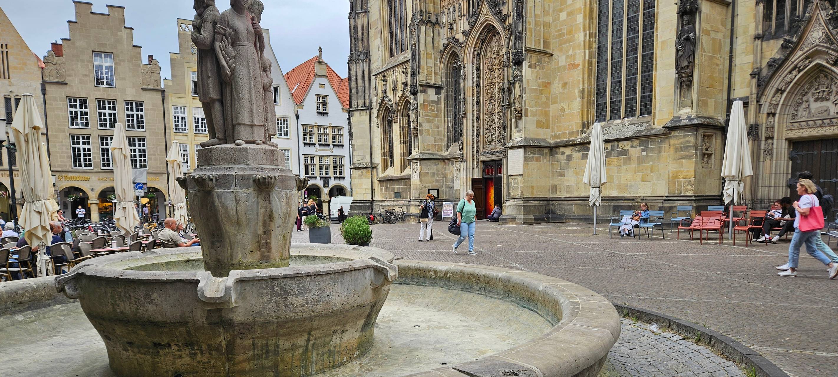 Lamberti-Brunnen bleibt vorerst trocken