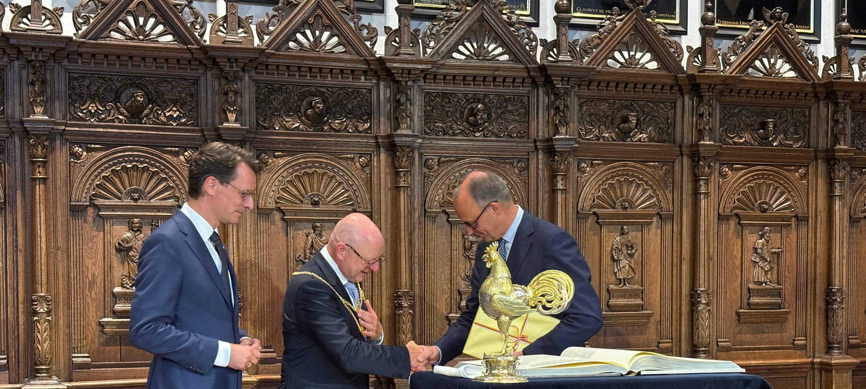 Bundeskanzler Friedrich Merz war in Münster
