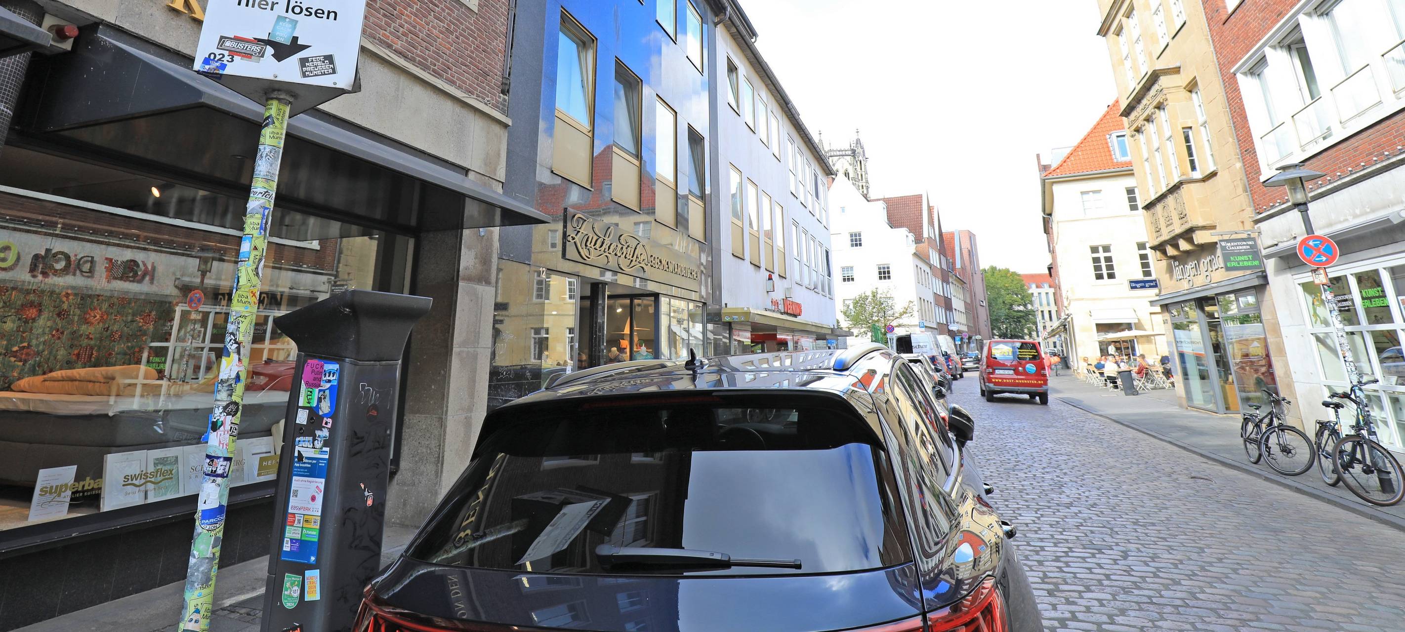 Weniger Parkplätze in Münster