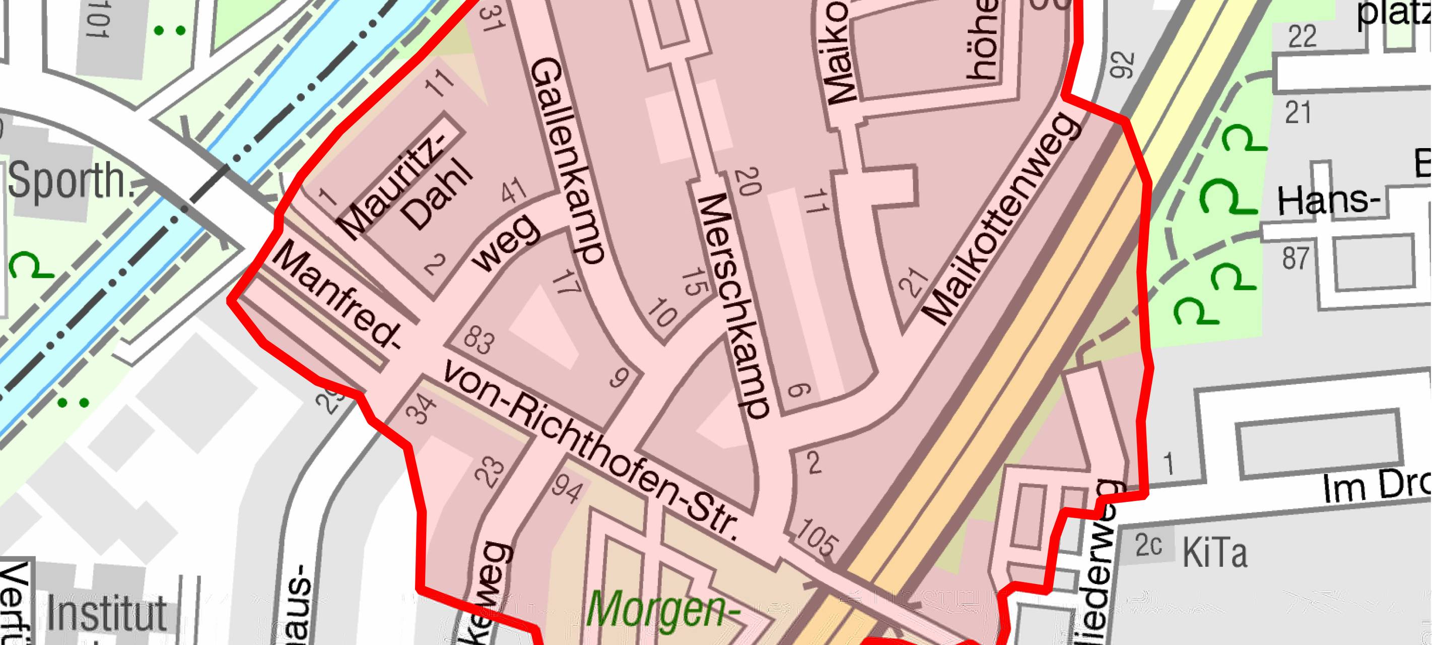 Blindgängerverdacht in Münster-Mauritz