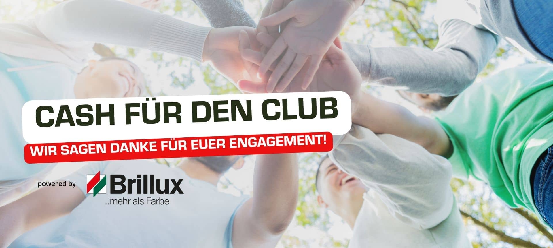 CASH FÜR DEN CLUB - 1.000 Euro für die Vereinskasse