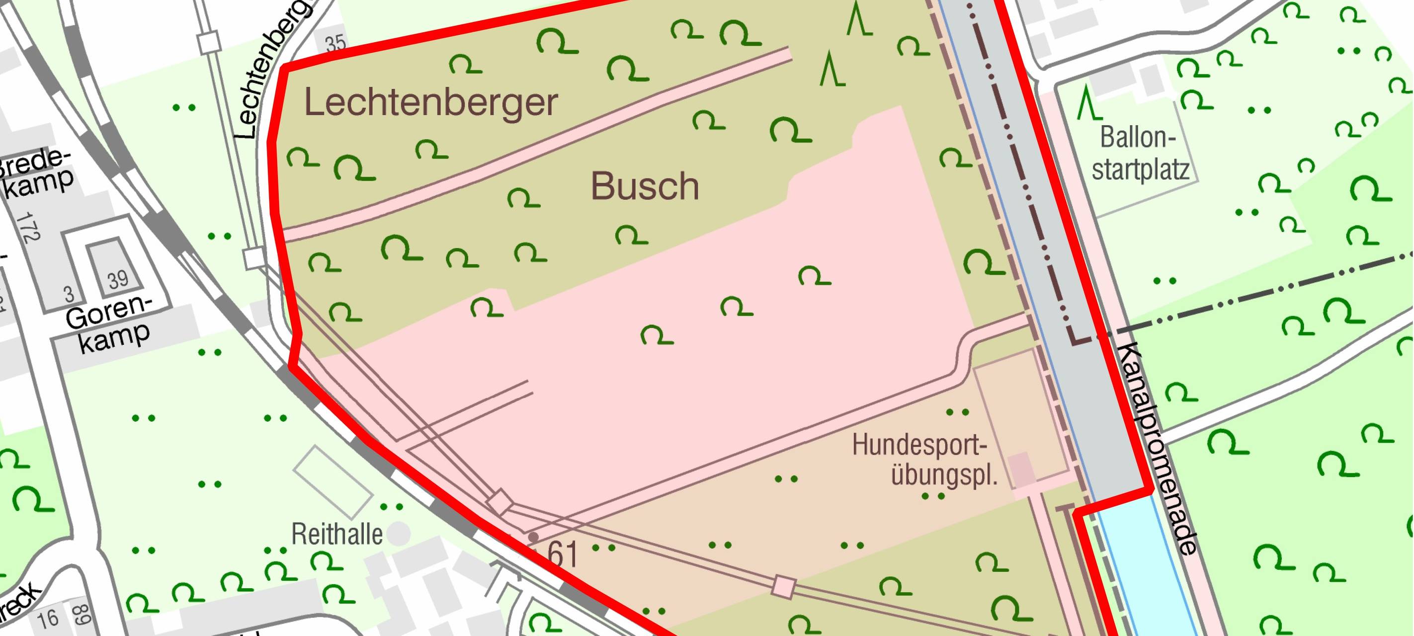 Im Bereich der Straße Im Dahl / Lechtenberger Busch in Münster-Hiltrup ist am Mittwoch, 29. Oktober, ein Blindgänger gefunden worden. Die Feuerwehr sperrt und evakuiert das Gebiet um die Fundstelle.