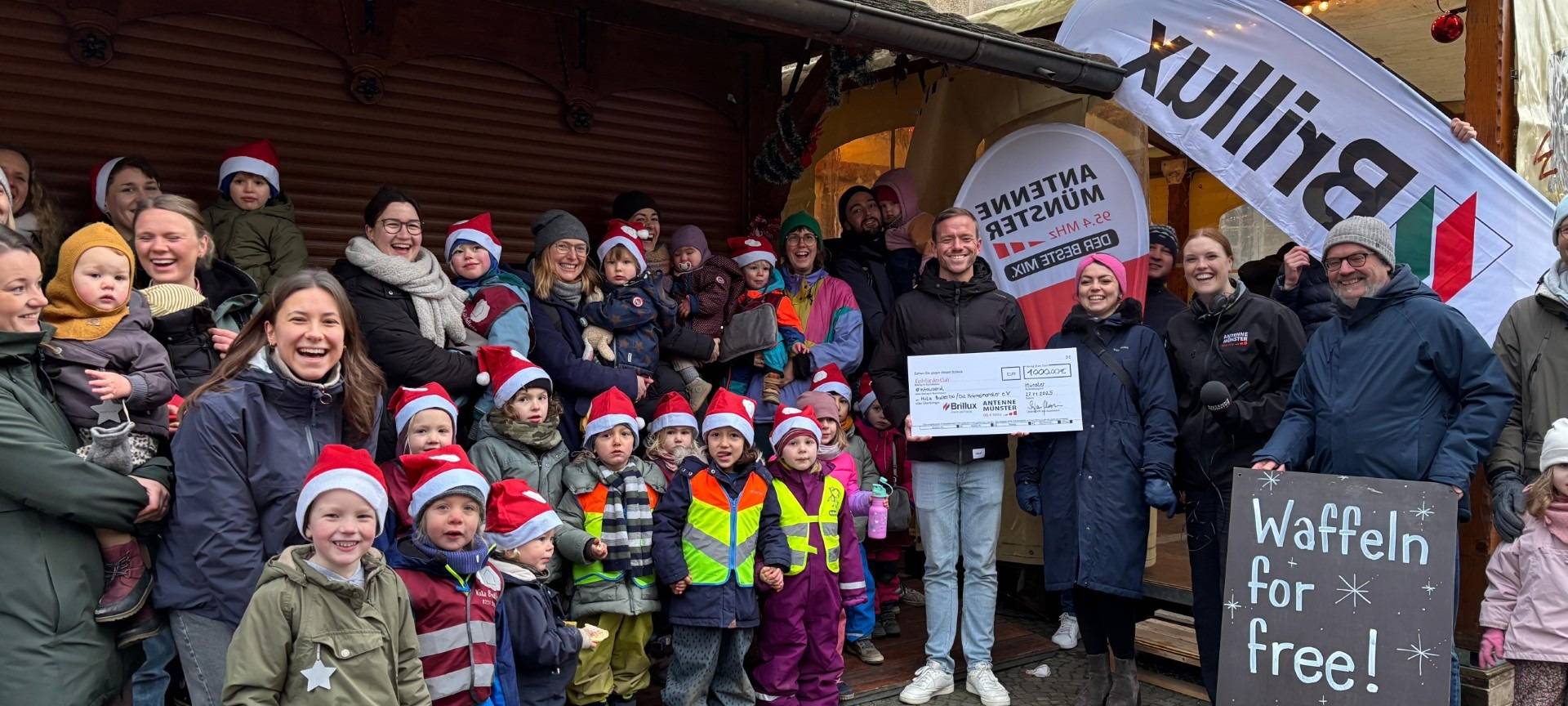 Challenge erfüllt: Kita verbreitet Weihnachtsstimmung