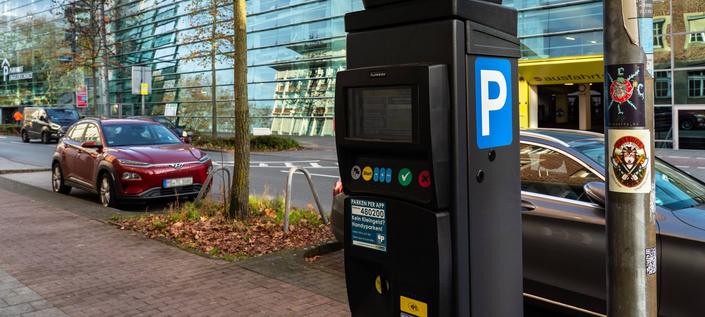 Das Parkhaus an der Engelenschanze