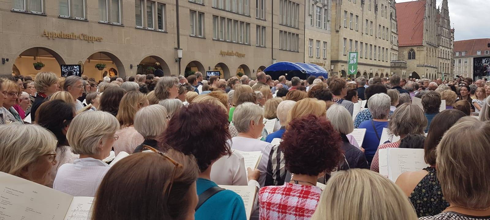 Carmina Burana vor der Bühne