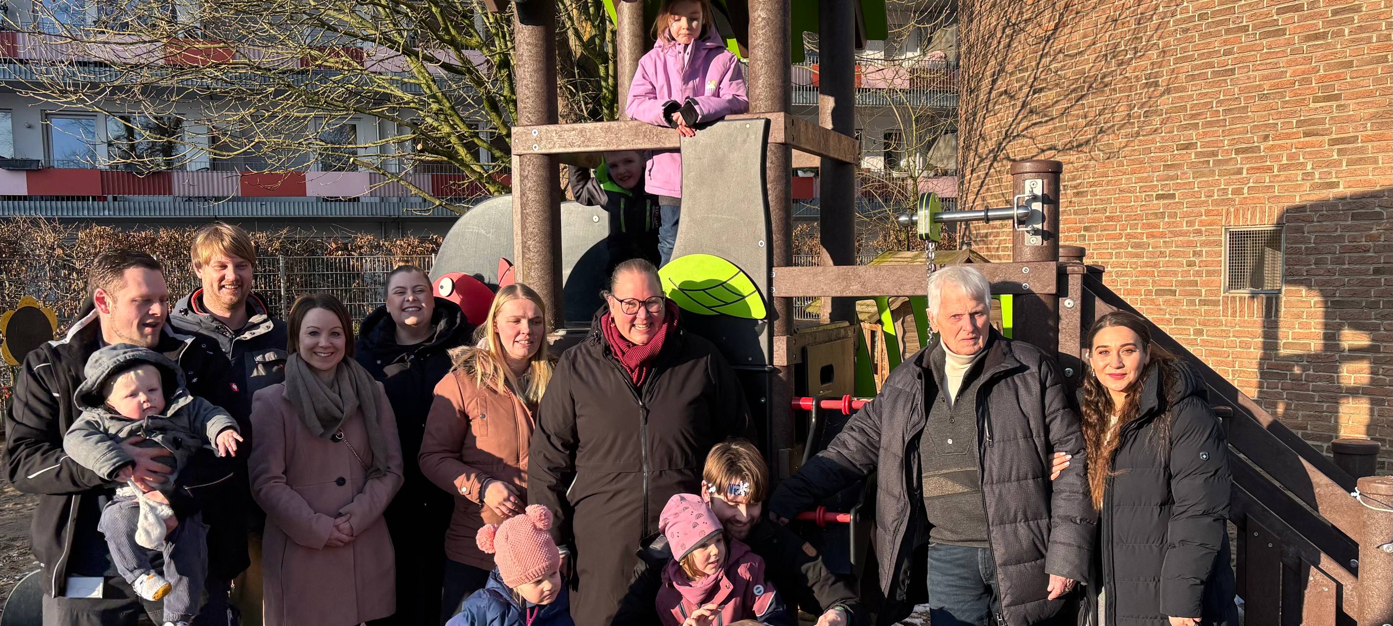 AWO-Kita bedankt sich beim Millionär