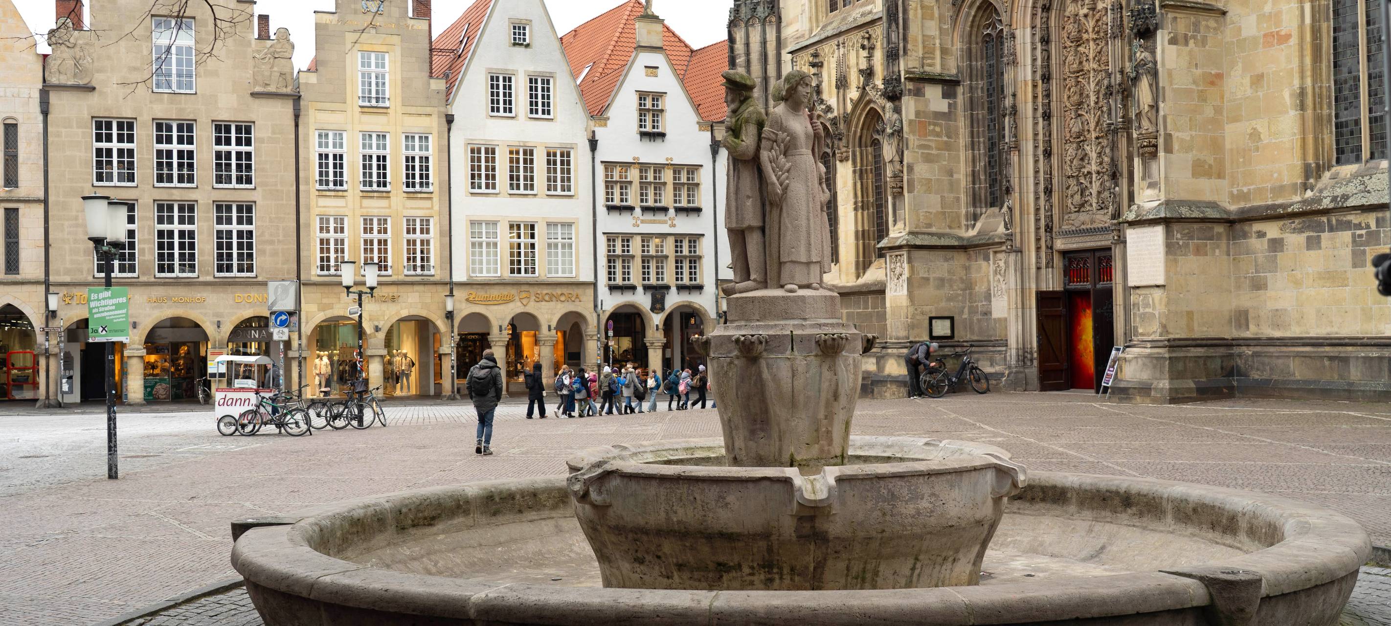 Der Lamberti-Brunnen in der Innenstadt soll umfassend saniert werden.