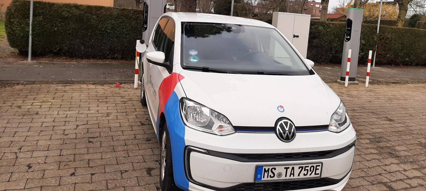 Stadtteilauto-Station „Am Roggenkamp“.