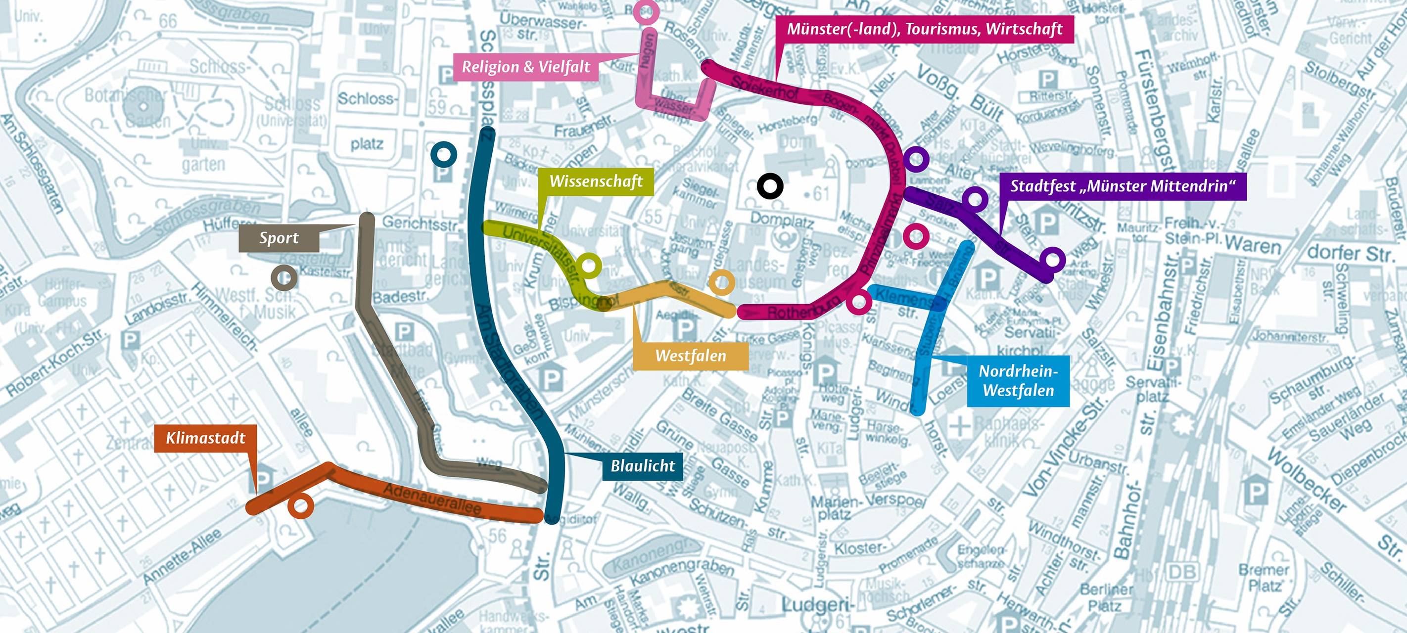 Verkehrshinweise zum NRW-Tag in Münster