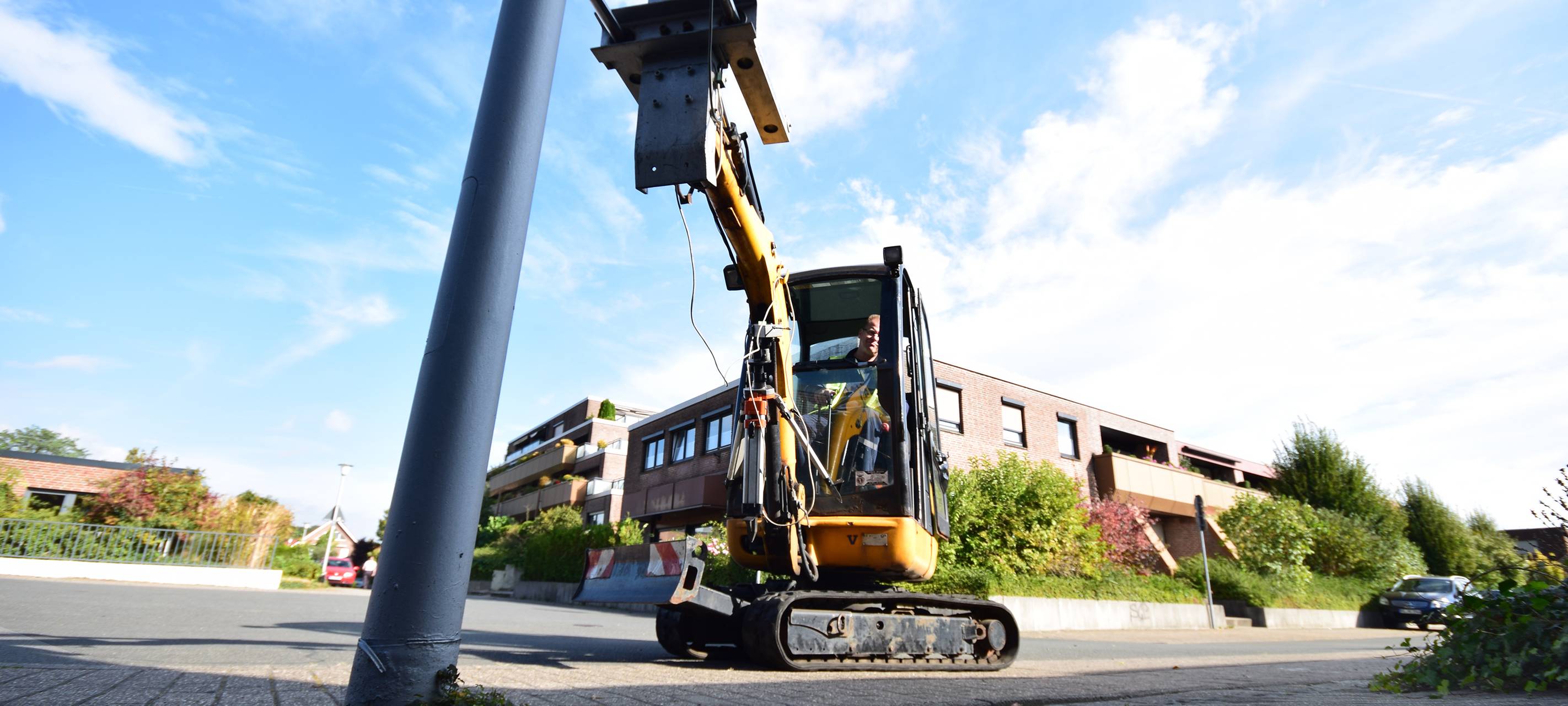 Stadtwerke überprüfen Straßenlaternen