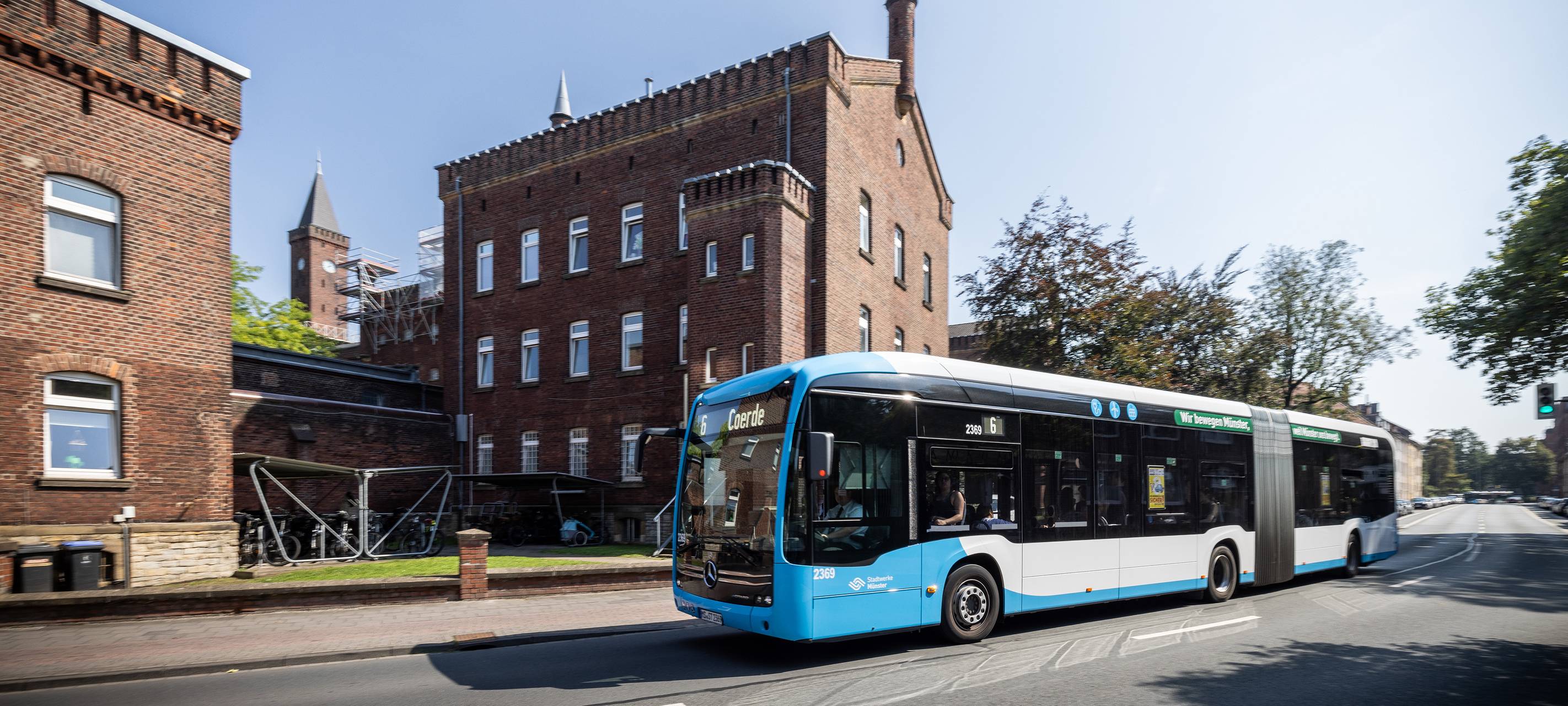 Ein Bus der Stadtwerke Münster.