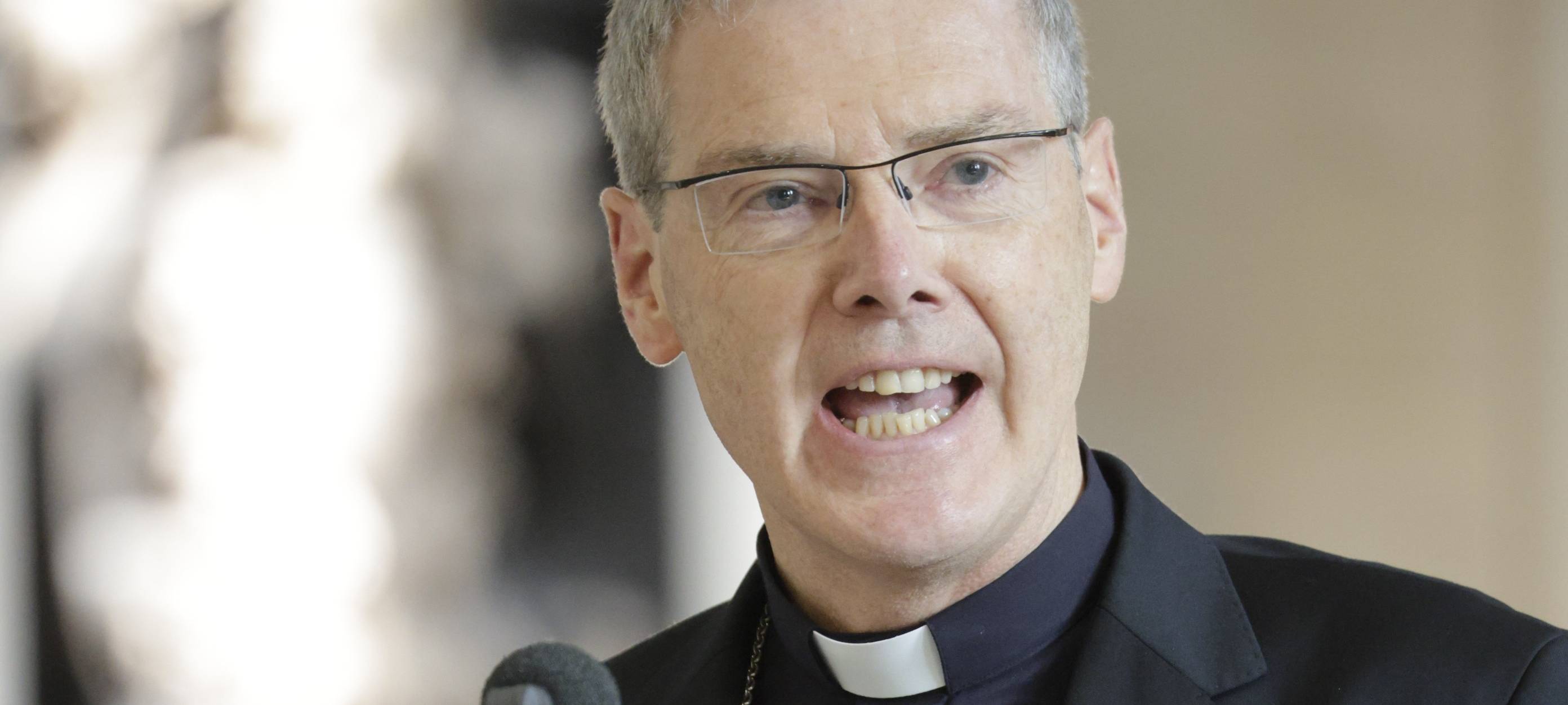 Ansprache Bischof Wilmer: Im St.-Paulus-Dom in Münster wandte sich Dr. Heiner Wilmer SCJ erstmals als ernannter Bischof von Münster an die Gläubigen.