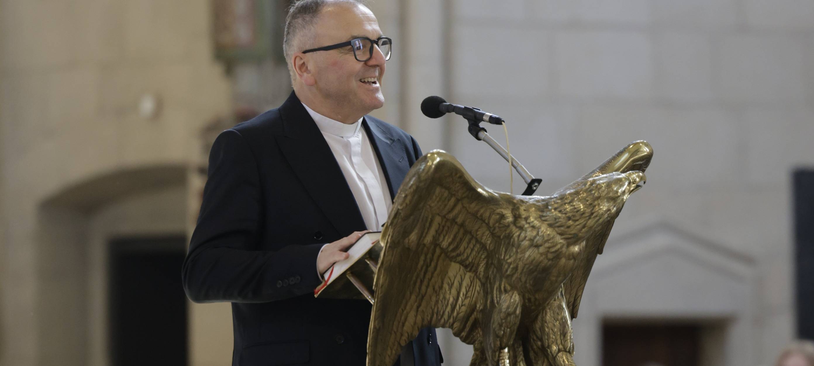 Dompropst Hans-Bernd Köppen verkündete die Ernennung durch Papst Leo XIV. im St.-Paulus-Dom in Münster zeitgleich mit dem Heiligen Stuhl in Rom.