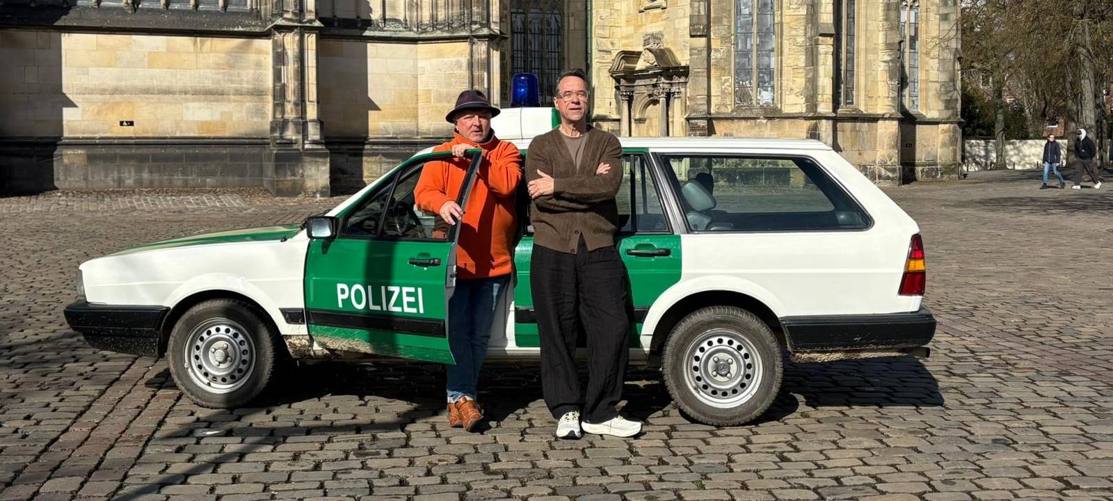 In der Innenstadt haben jetzt die Dreharbeiten für den 50. Münster-Tatort stattgefunden: "Eine Frage der Zeit" (Arbeitstitel).