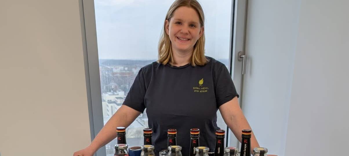 Nadine Hall engagiert sich ehrenamtlich als "Fruchti".