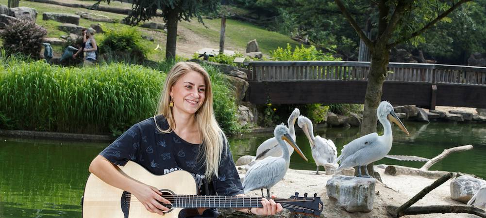 Straßenkünstler-Festival im Zoo