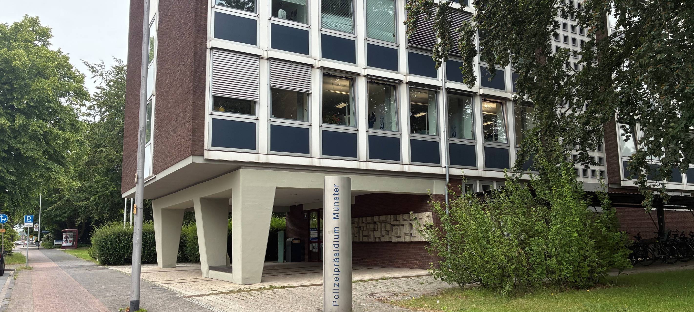 Das Polizeipräsidium in Münster.