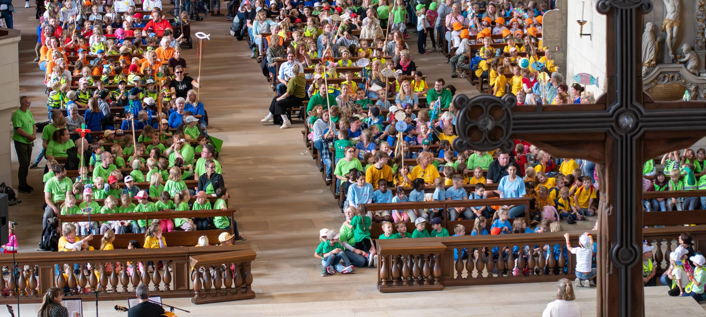 Der Kinderpilgertag endete mit einer Abschluss-Wort-Gottes-Feier im Dom.