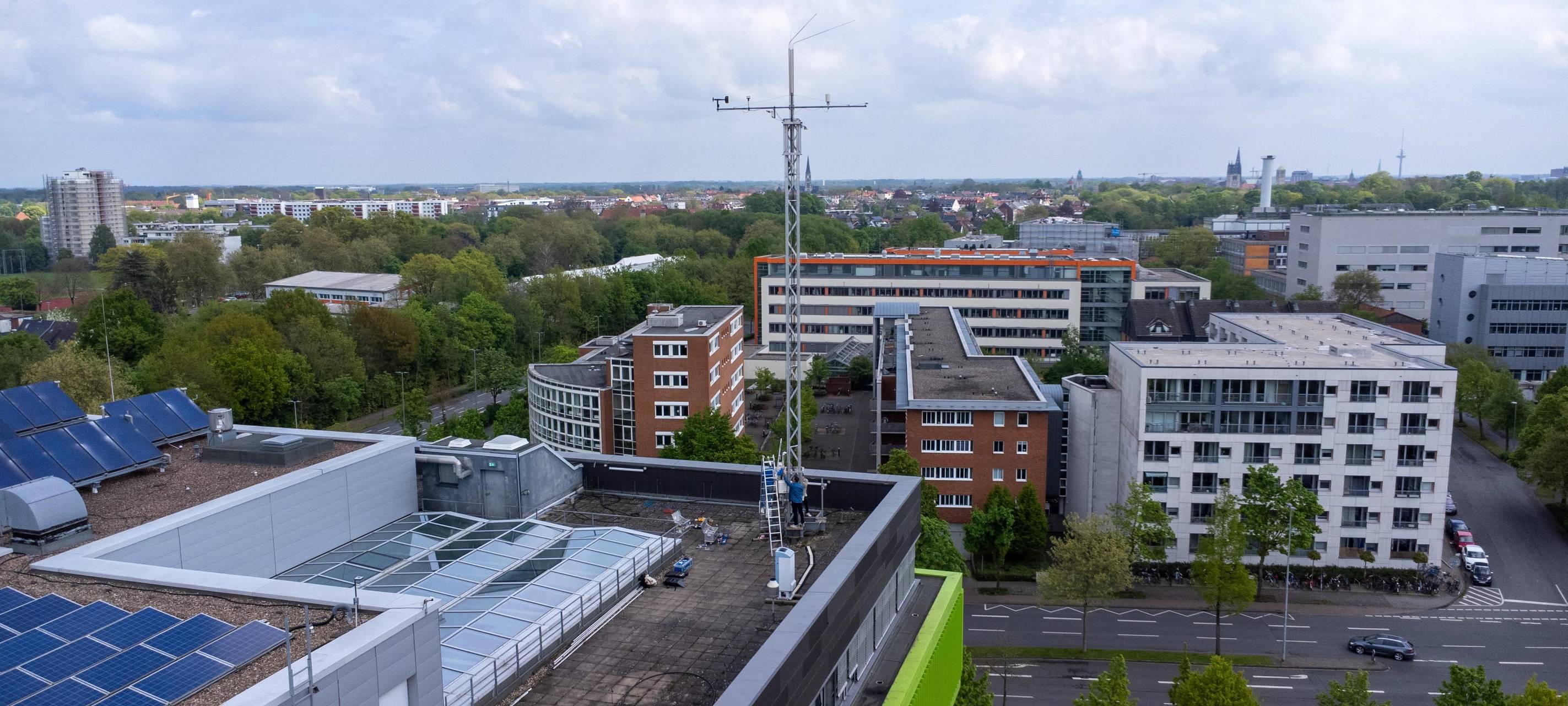 In Münster regnet es meist nachmittags