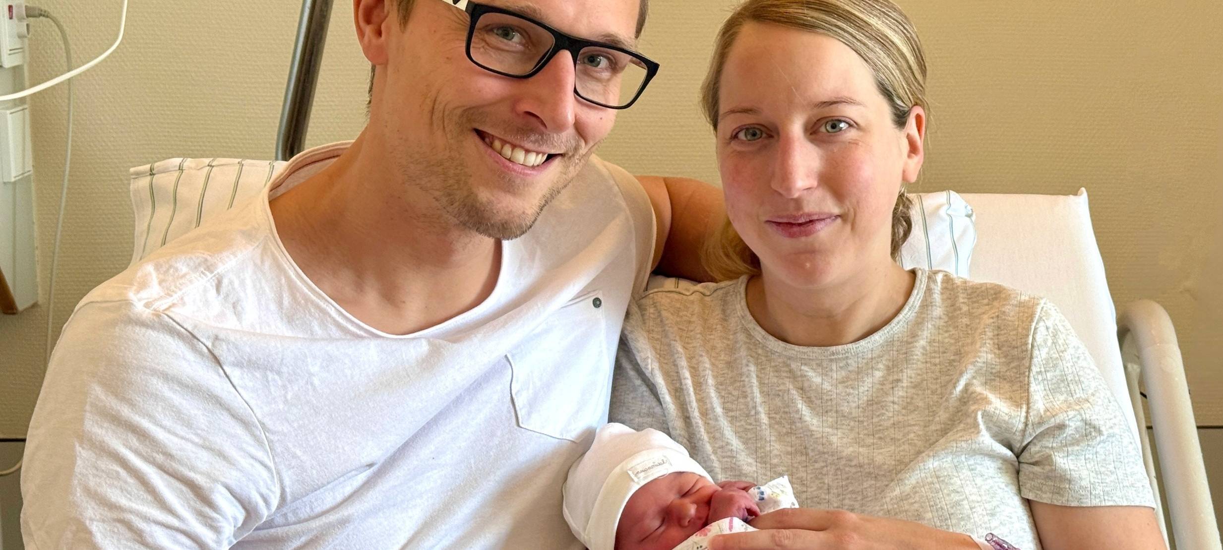 Marlene war am 09.07.2026 die 1000. Geburt des Jahres im St. Franziskus-Hospital Münster. Sie ist das erste Kind von Nele und Sven aus Ladbergen.