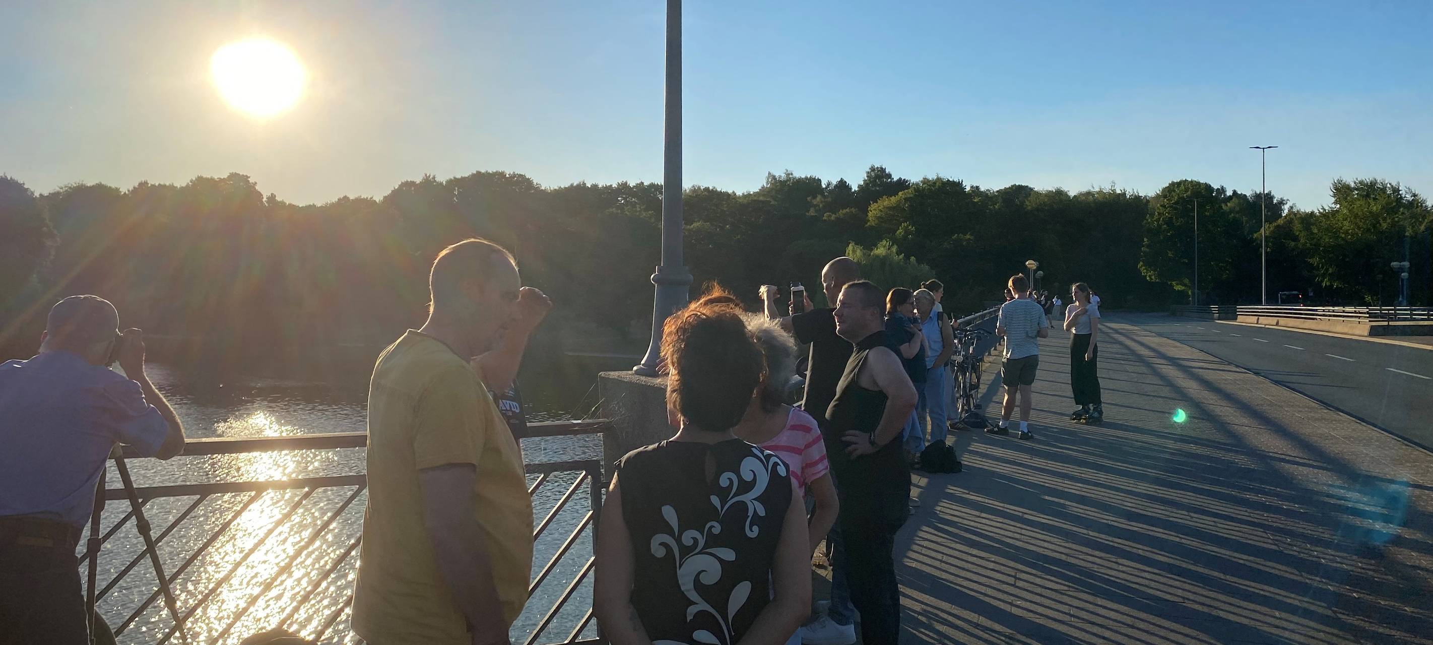 Sonnenfinsternis fasziniert in Münster