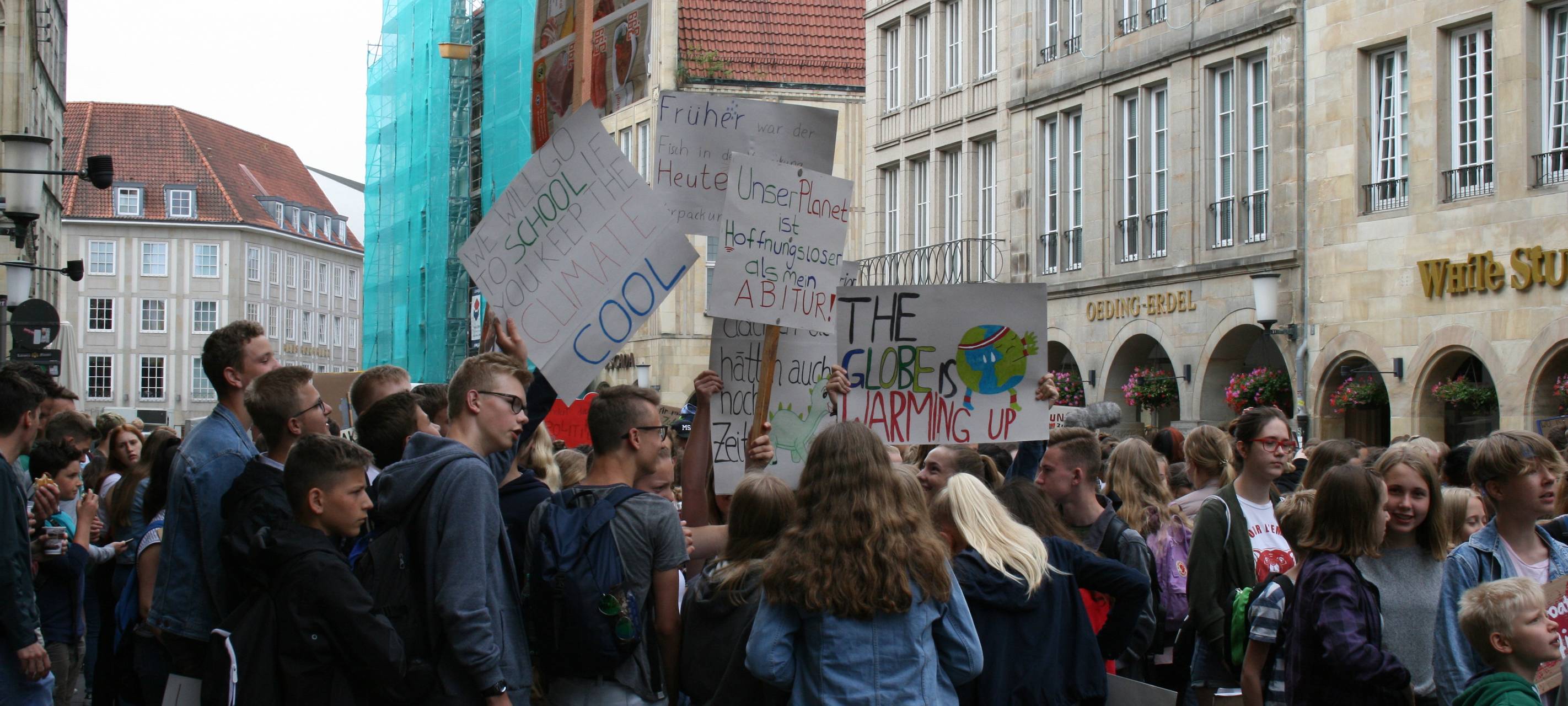2.500 Teilnehmer bei "Fridays for Future"