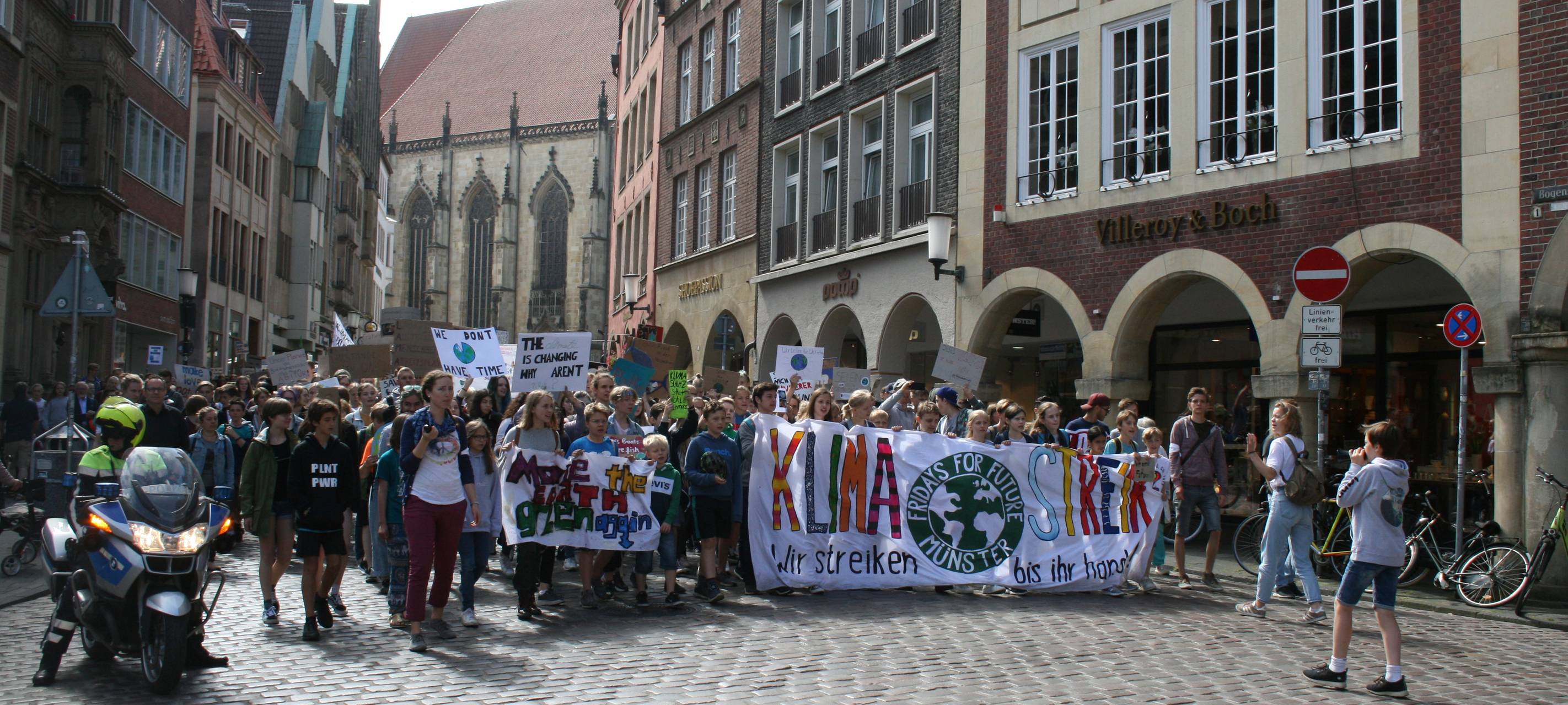 2.500 Teilnehmer bei "Fridays for Future"