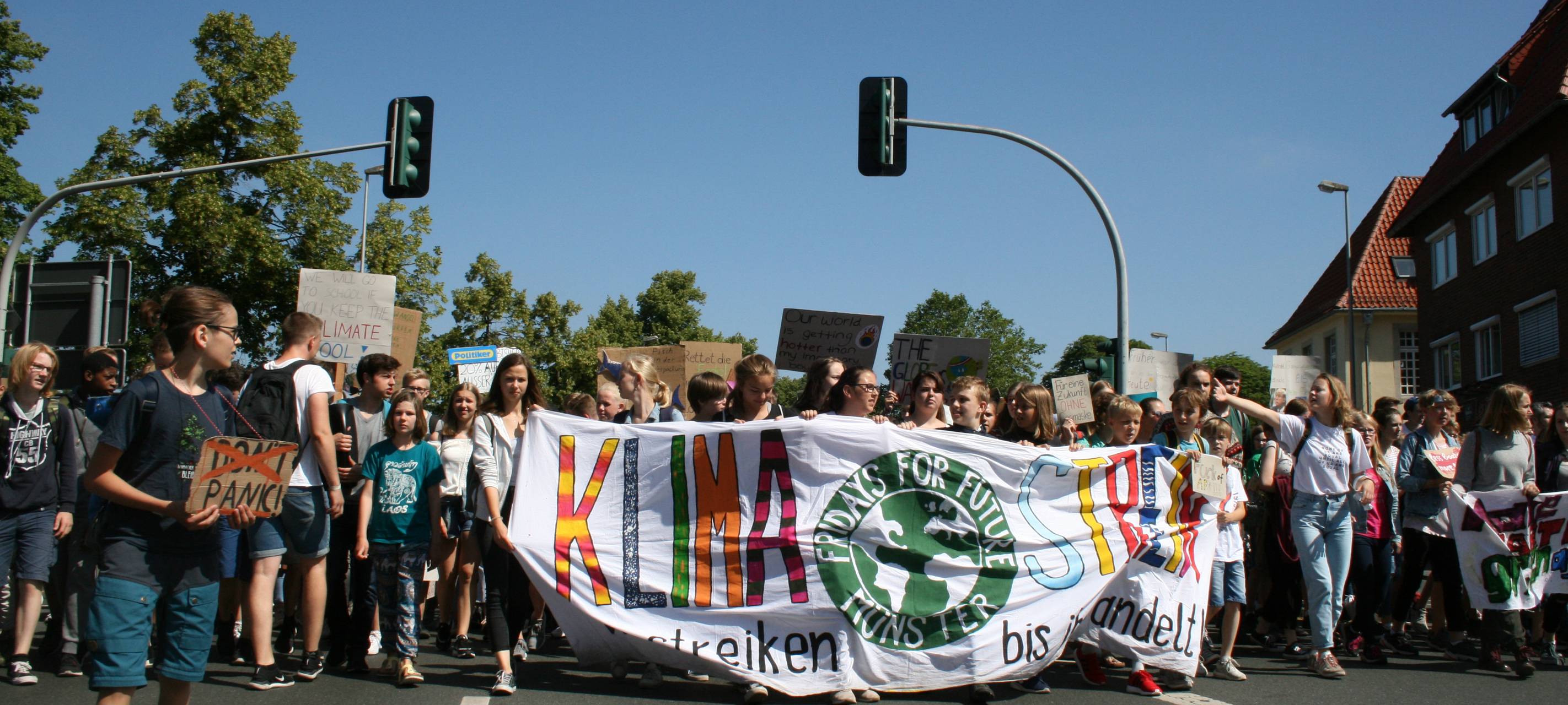 2.500 Teilnehmer bei "Fridays for Future"