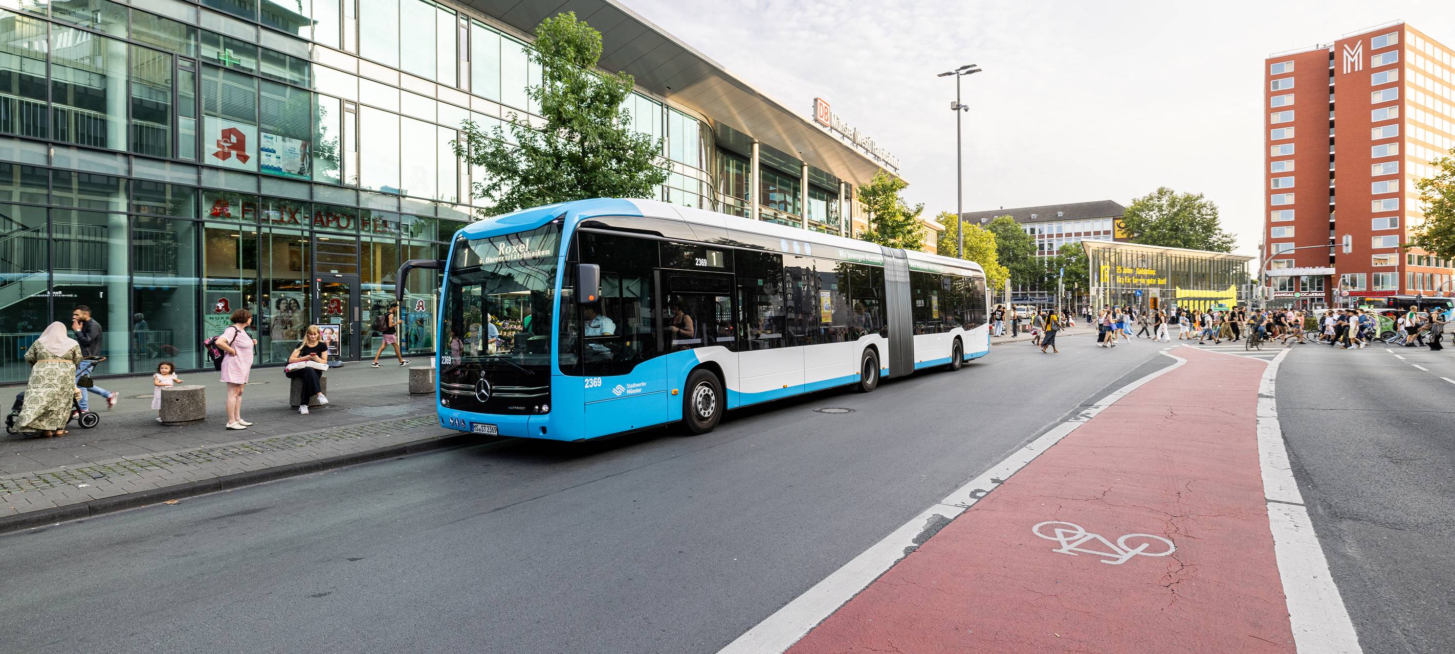 Mehr Busse und kostenloser Nahverkehr in Münster