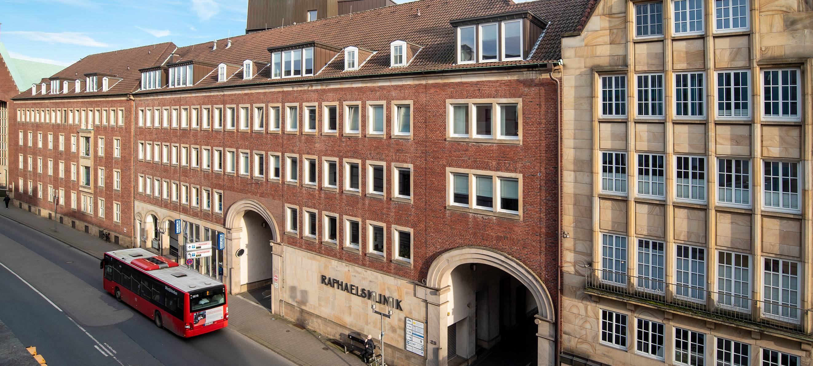 Die Raphaelsklinik in Münster.
