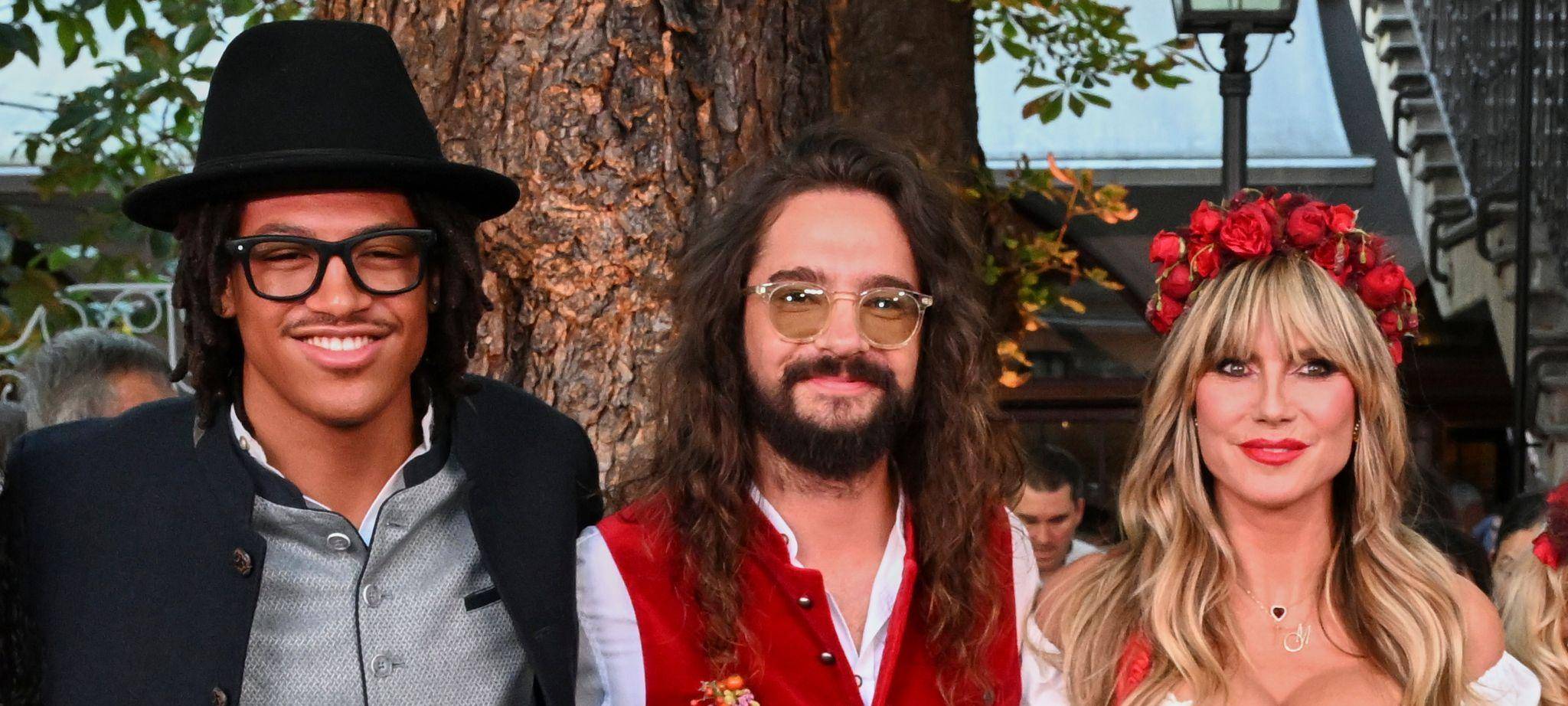 Heidi Klum mit Sohn Henry und Ehemann Tom Kaulitz