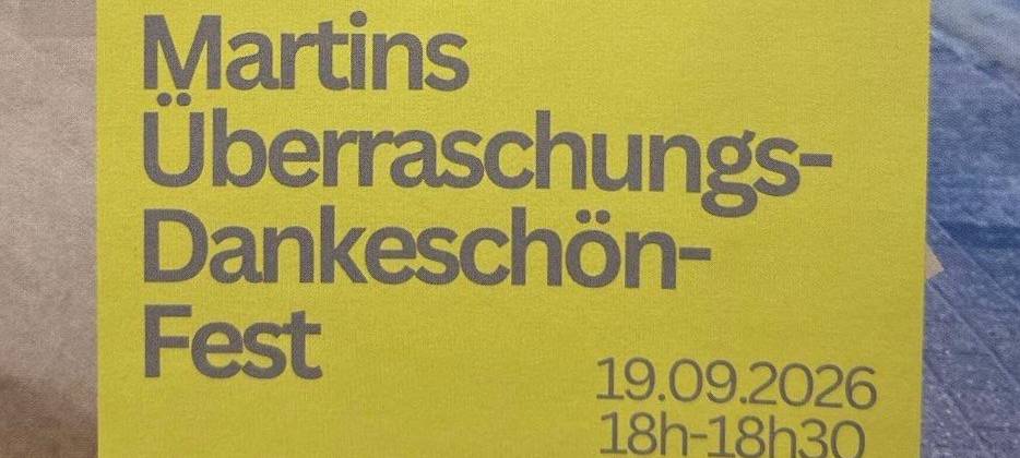 Ein besonderer Paketbote verabschiedet sich