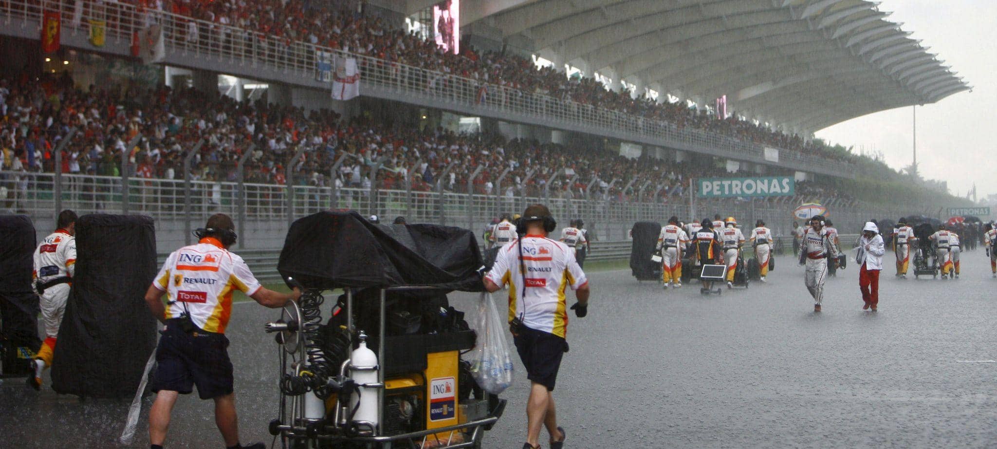 Formel 1 - GP Malaysia - Regen
