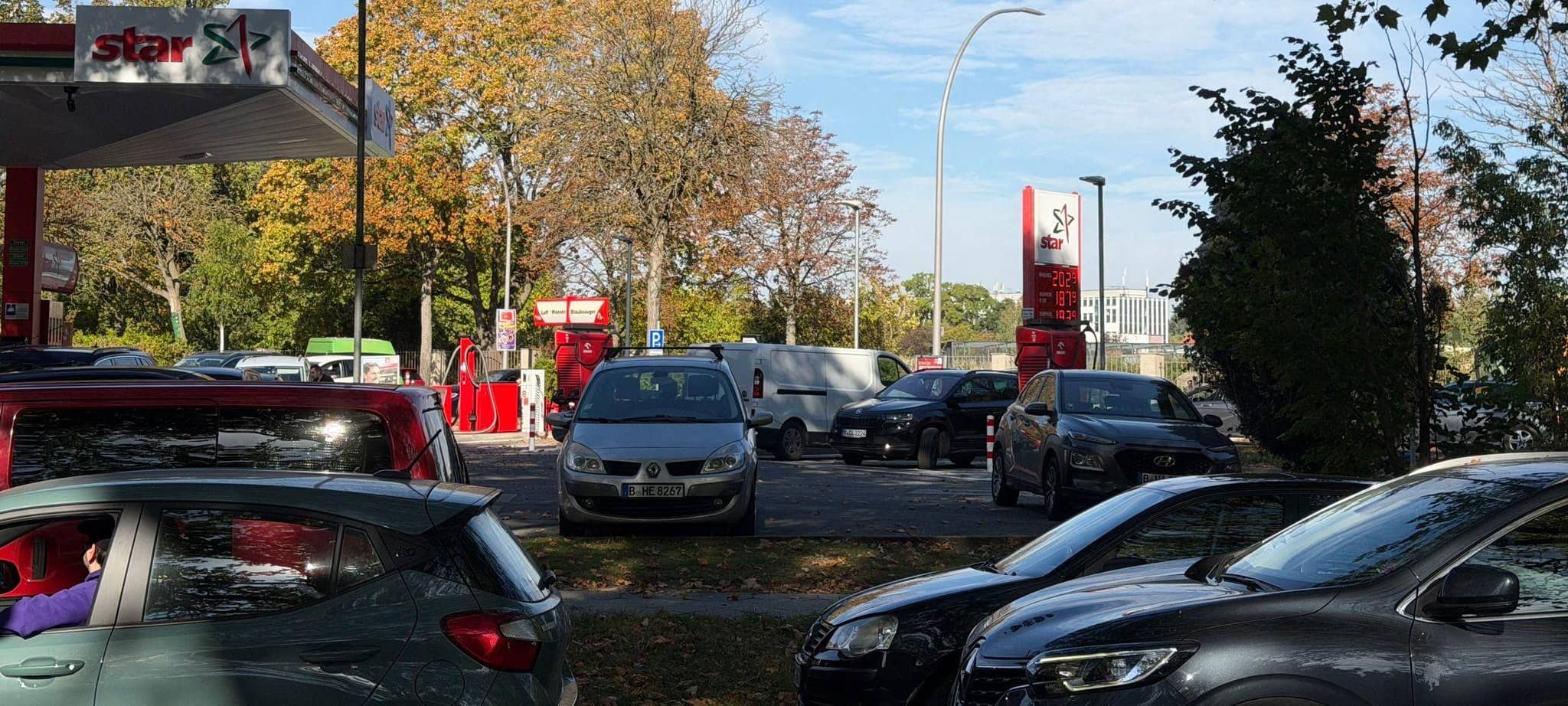 Tankrabatt tritt in Kraft