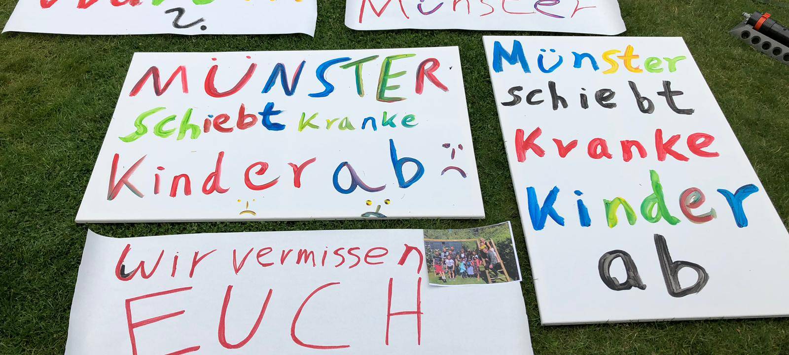 Mahnwache gegen Abschiebung in Roxel