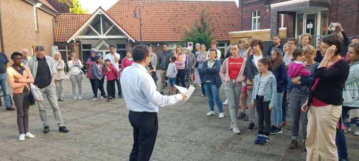Mahnwache gegen Abschiebung in Roxel