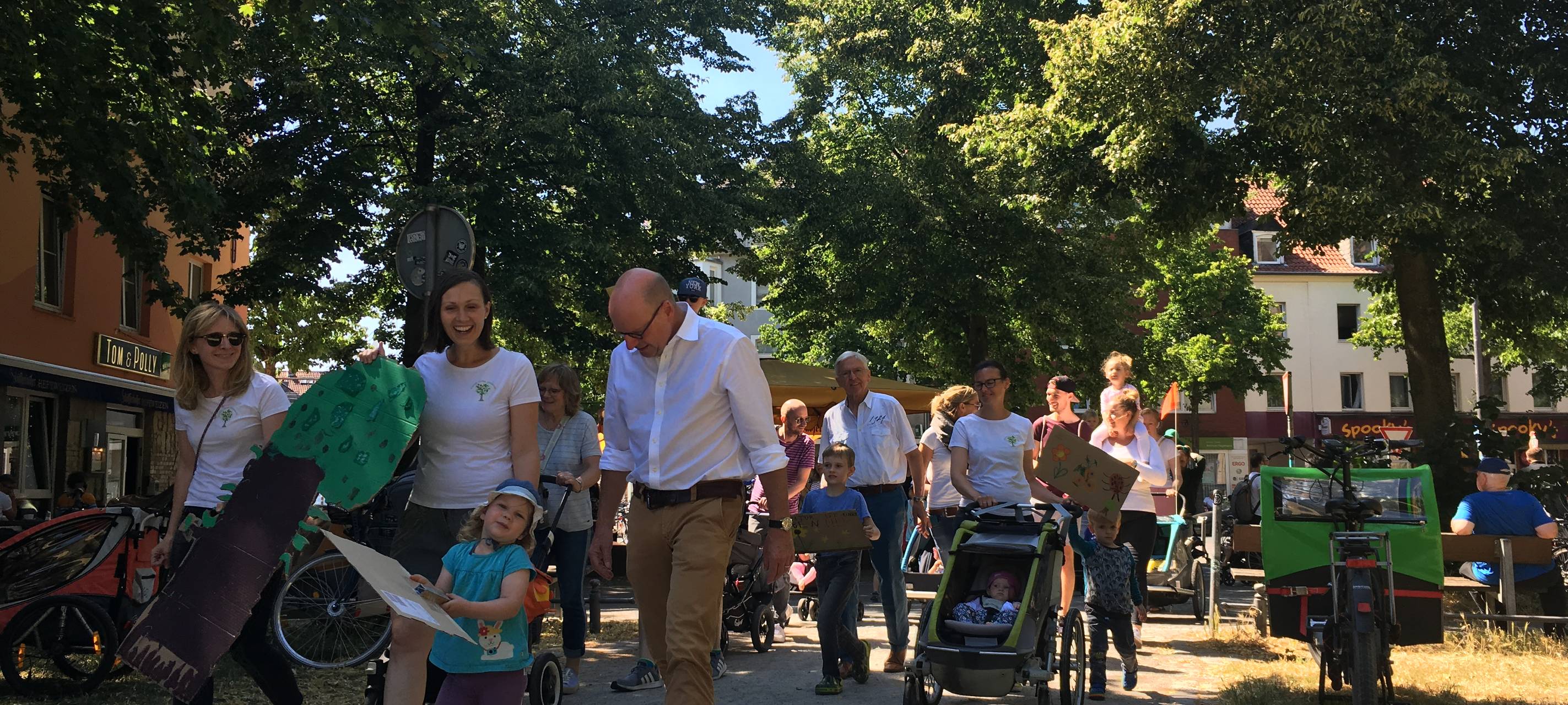 Kinder-Karawane für das Klima