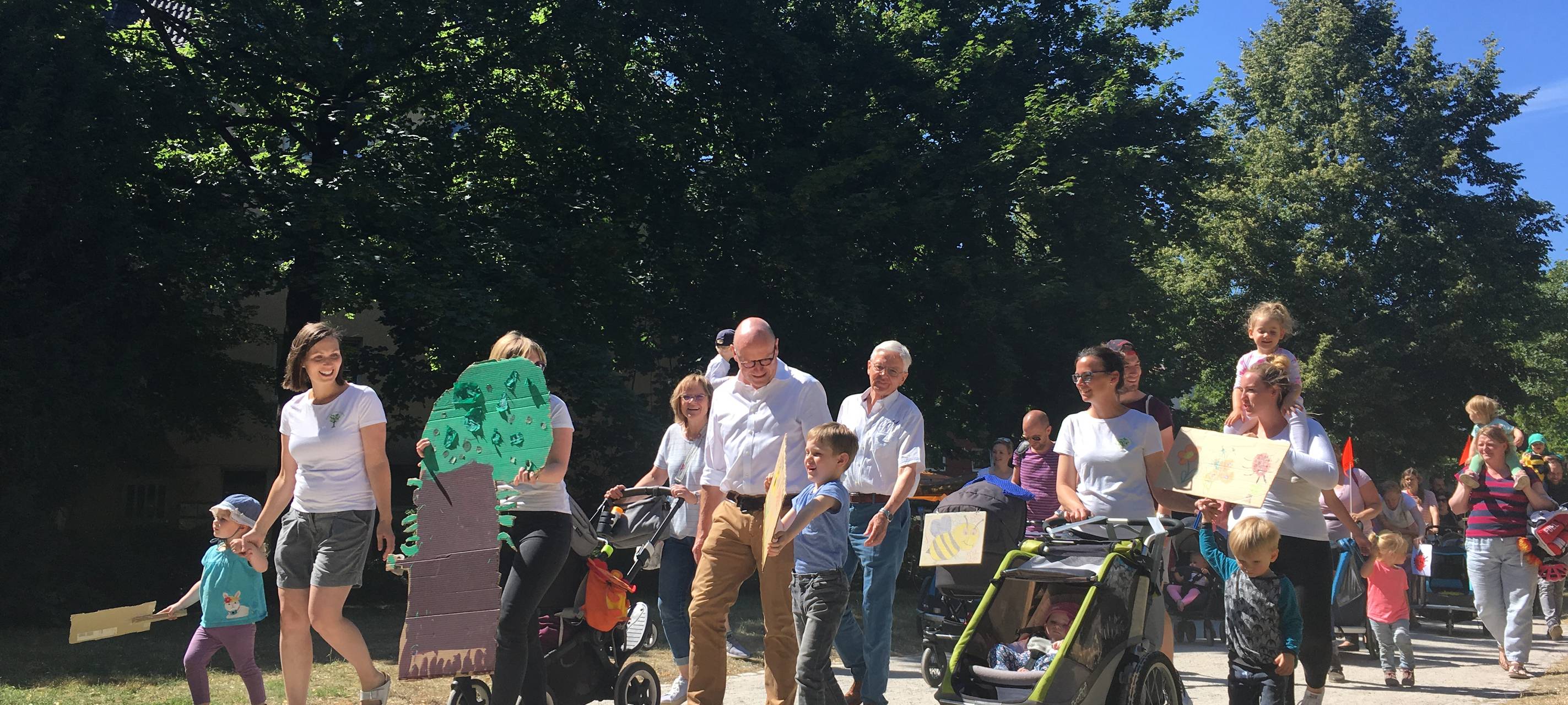Kinder-Karawane für das Klima