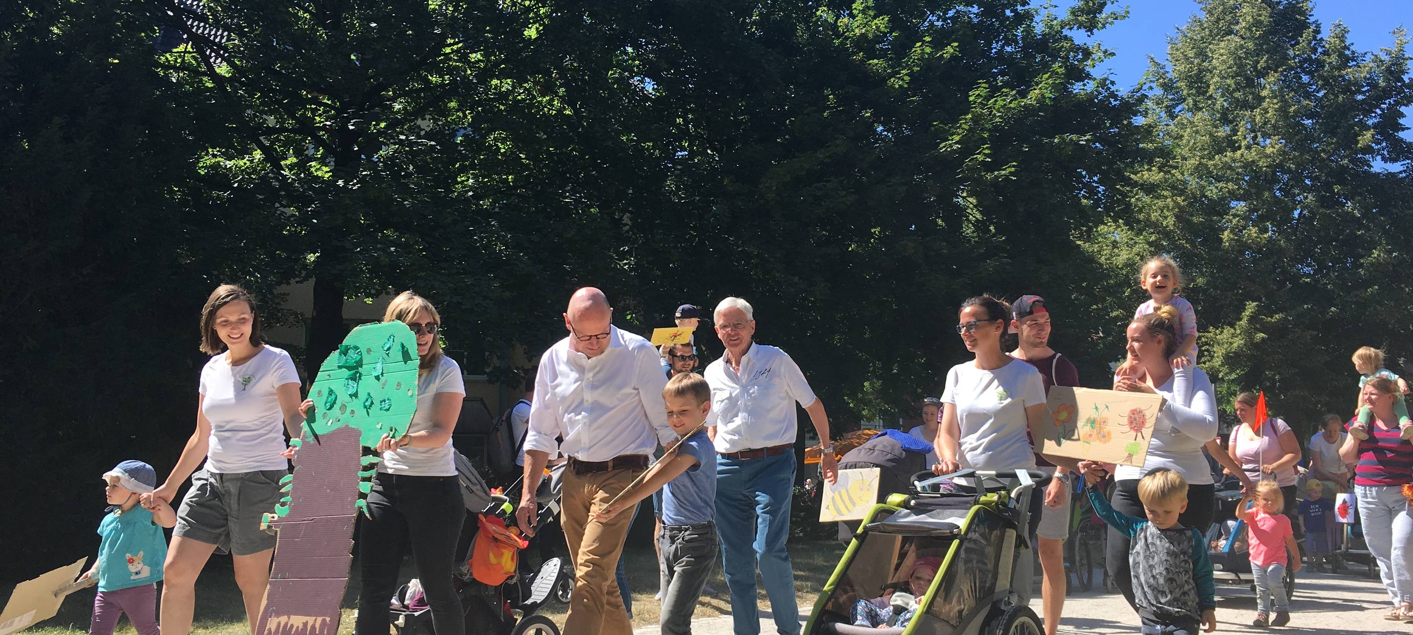 Kinder-Karawane für das Klima