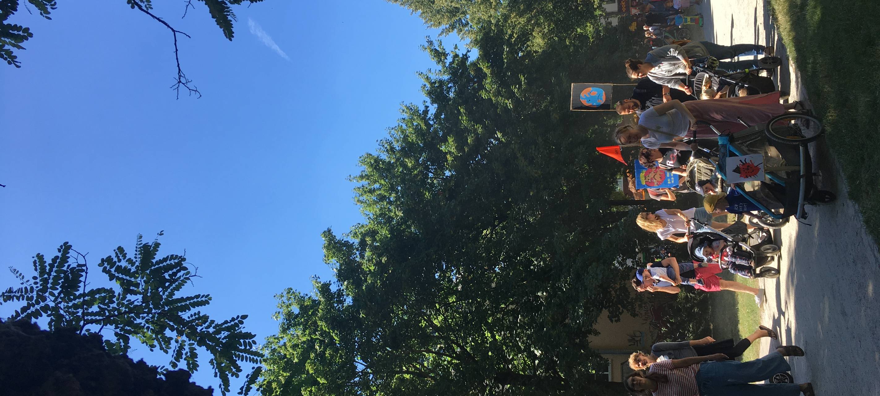 Kinder-Karawane für das Klima