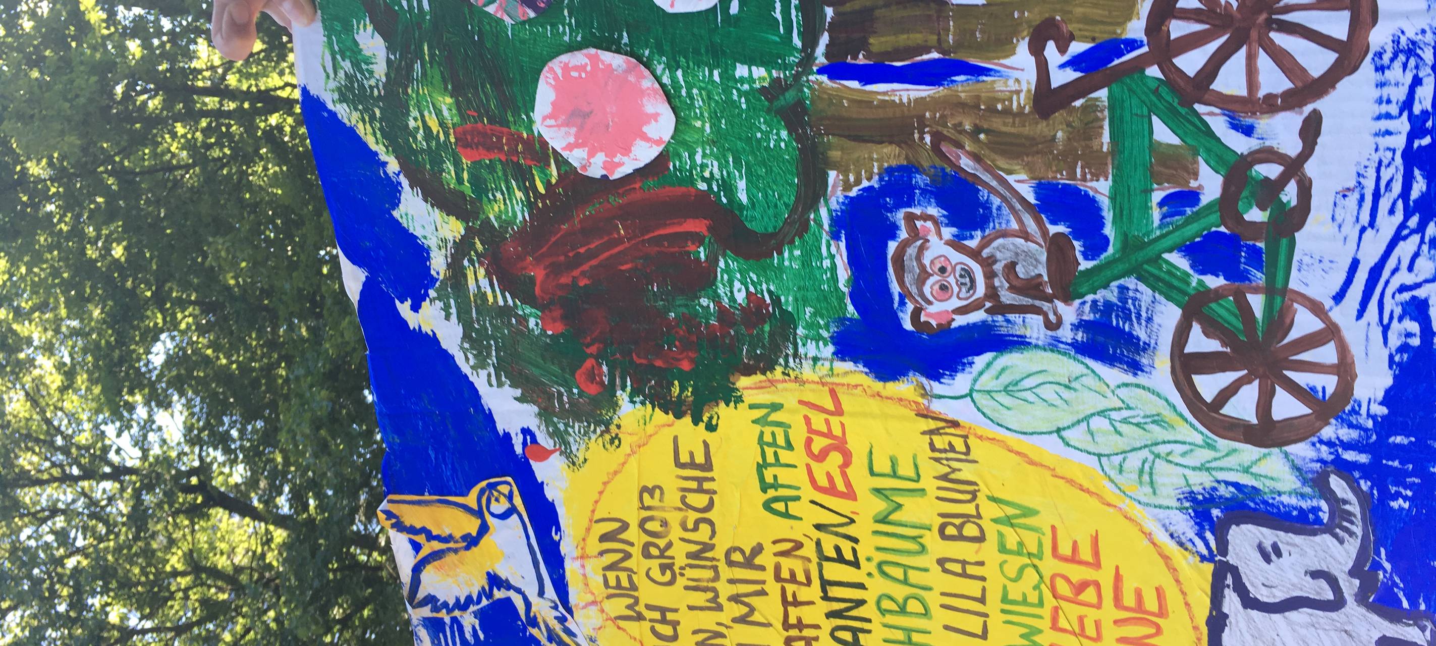 Kinder-Karawane für das Klima