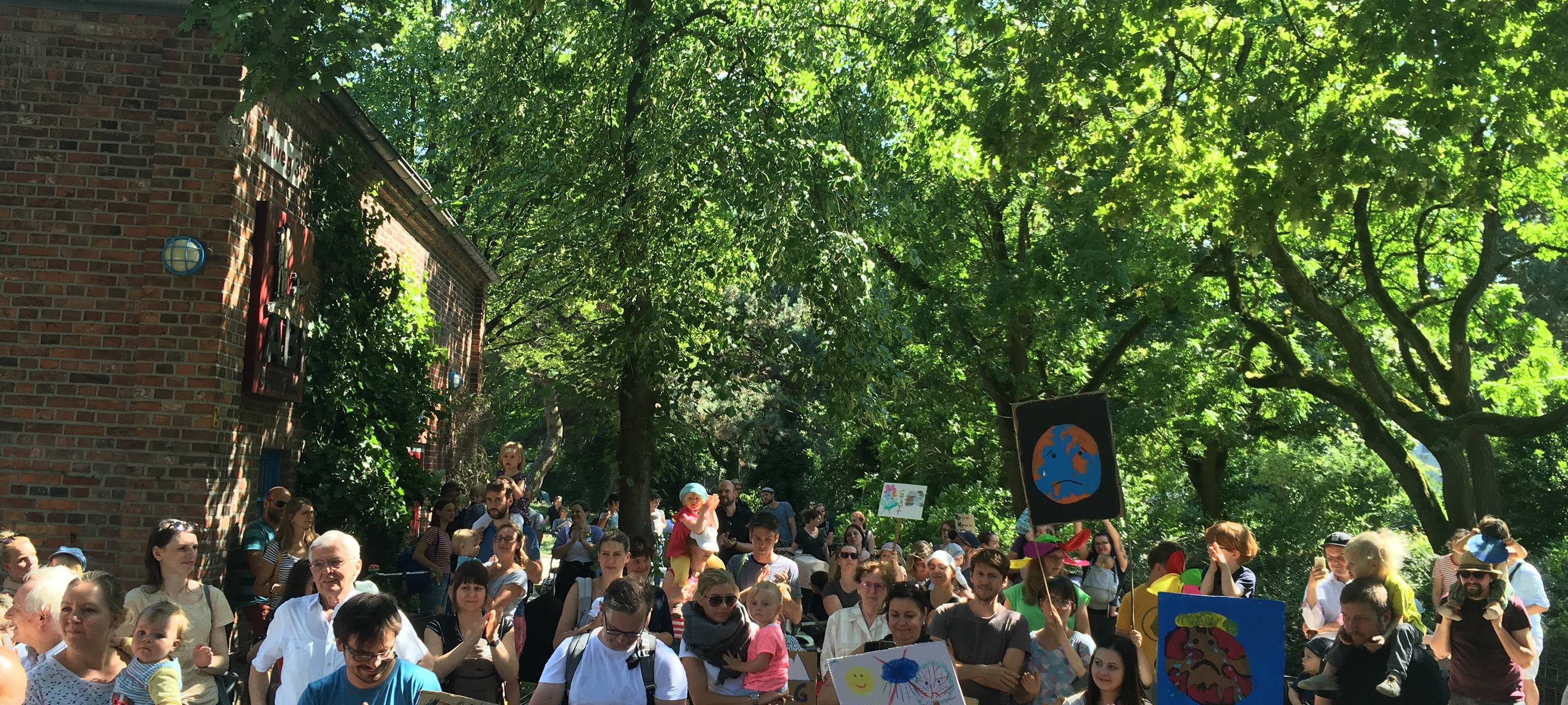 Kinder-Karawane für das Klima