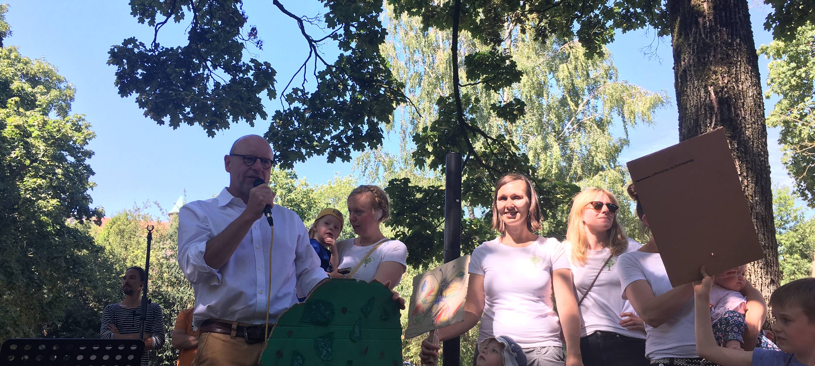 Kinder-Karawane für das Klima