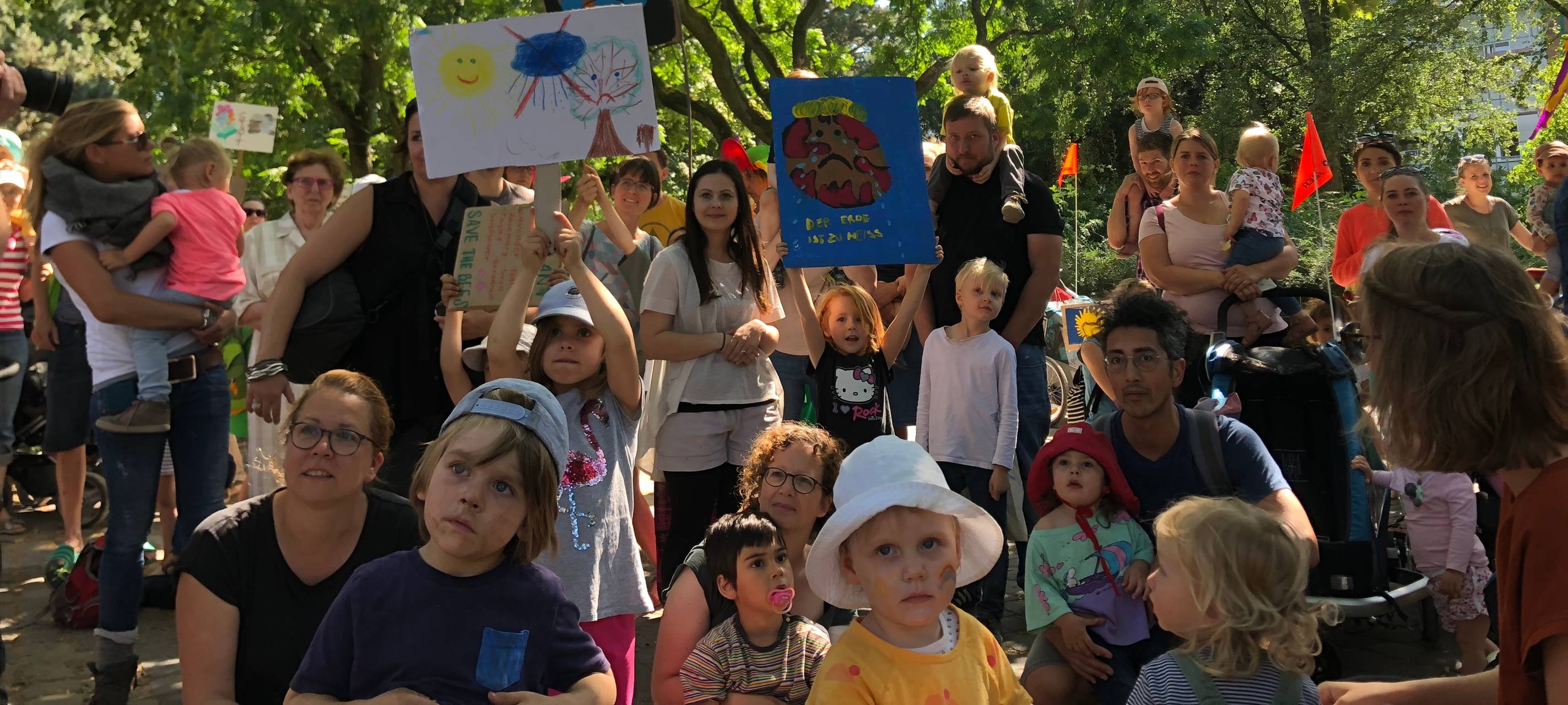 Kinder-Karawane für das Klima