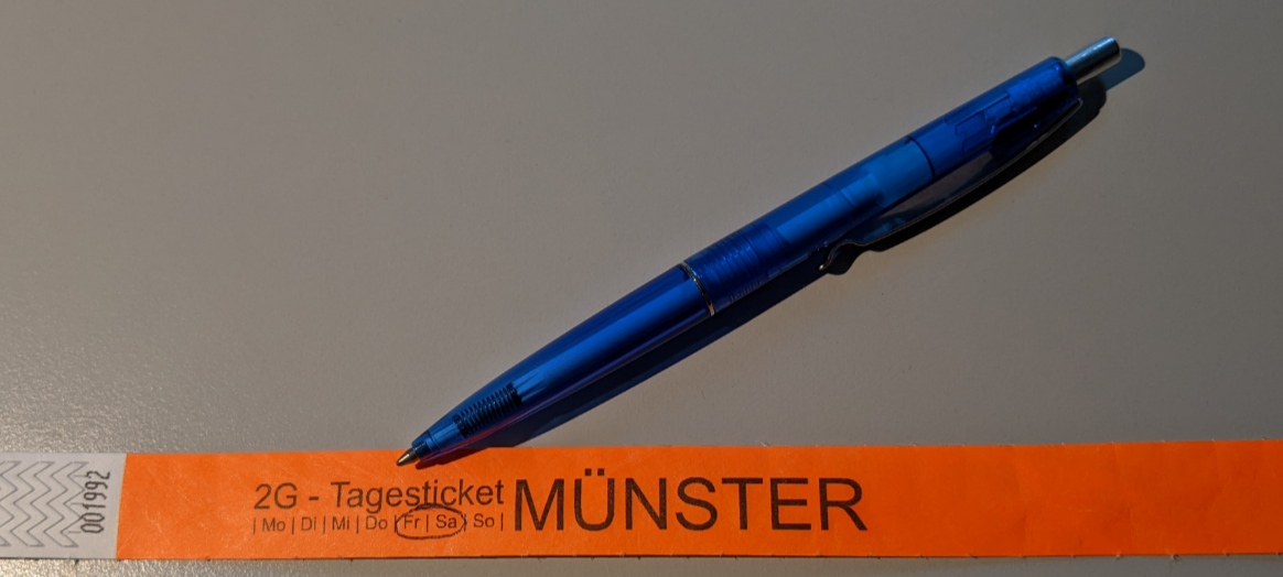 Guter Start für Kontrolle mit 2G-Bändchen