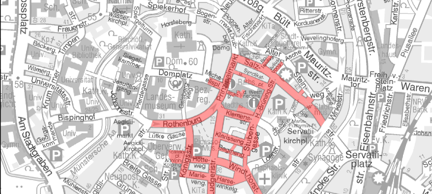 Maskenpflicht in Teilen der Innenstadt
