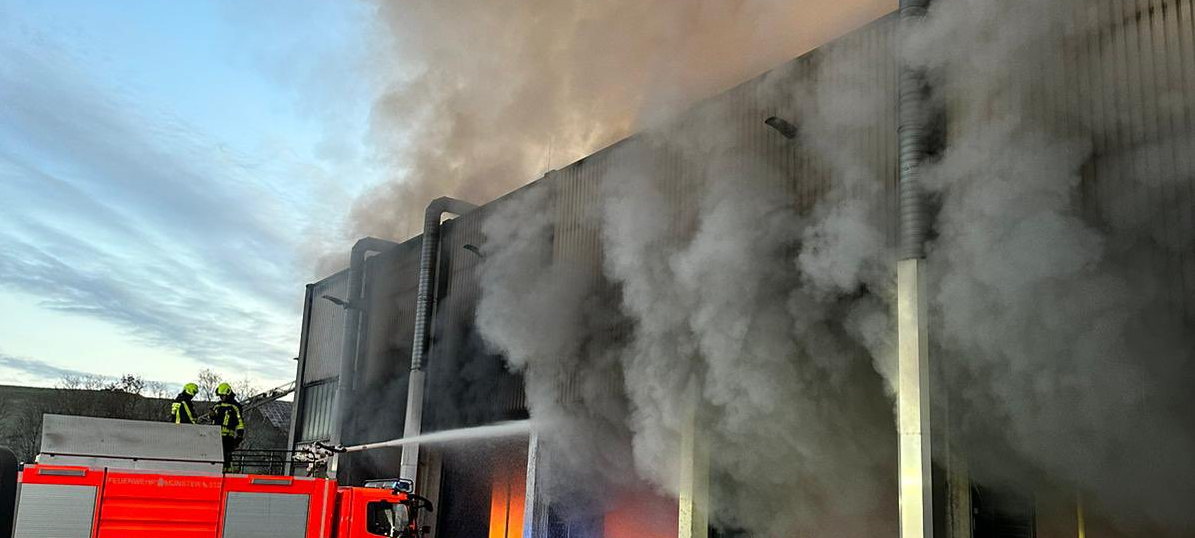 Löscharbeiten in Coerde beendet