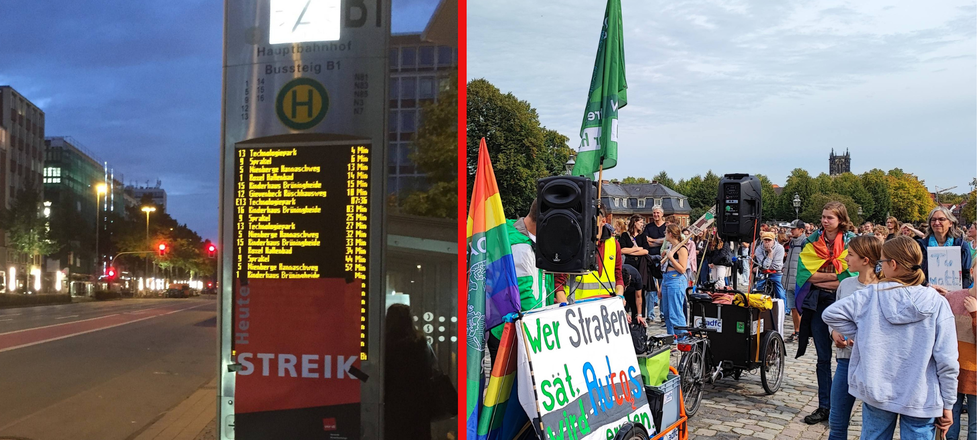 Großer Demo-Tag in Münster