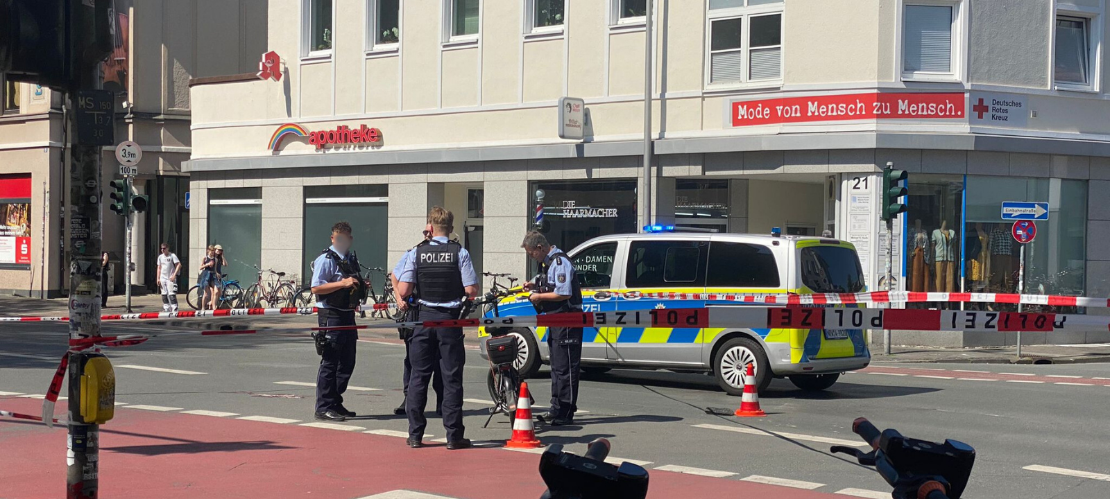 Schwerer Unfall auf Wolbecker Straße