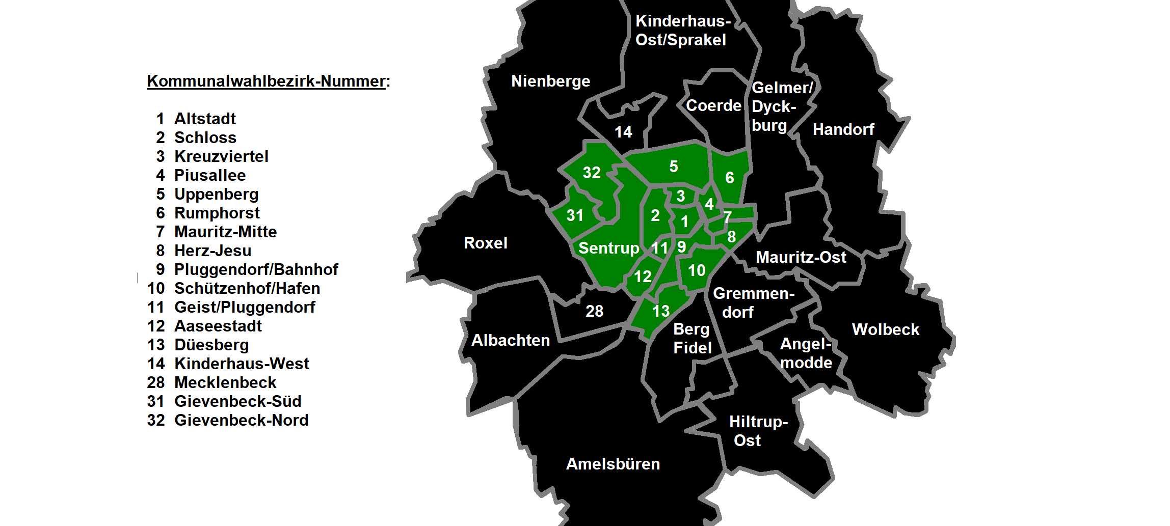 Münsters Europawahl-Ergebnis